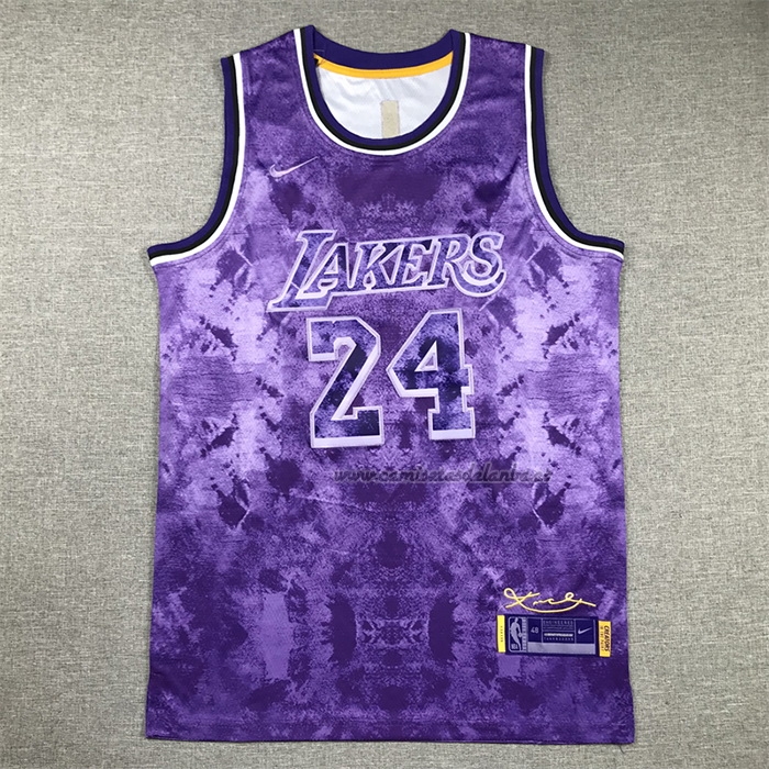 Camiseta Los Angeles Lakers Kobe Bryant NO 24 Select Series 2023 Violeta